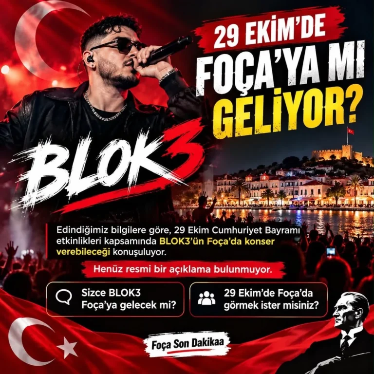 29 Ekim’de Foça’ya BLOK3 mü geliyor
